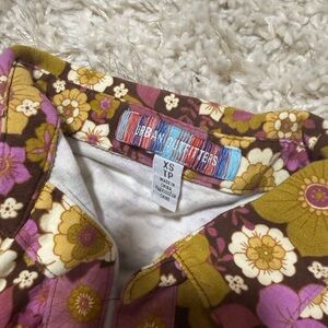 Urban Outfitters Floral dress in brown and purple.